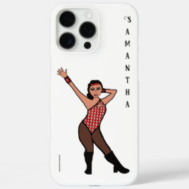 Personalisierter Tänzer Weißer Druck # 2 iPhone 16 Pro Max Hülle