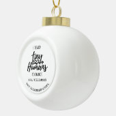 Personalisierter Tanzlehrer Drehbuch Urlaub Keramik Kugel-Ornament (Rechts)