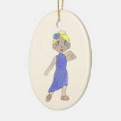 Personalisierter Tanzlehrer Lyrical Moderne Erwägu Keramikornament (Links)