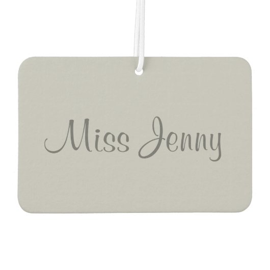 Personalisierter Tanzlehrer Pink Ballet Schuhgesch Autolufterfrischer (Rückseite)