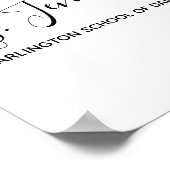 Personalisierter Tanzlehrer Poster (Ecke)