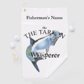Personalisierter Tarpon Whispere Handtuch fischen (Insitu)