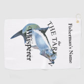 Personalisierter Tarpon Whispere Handtuch fischen (Horizontal)