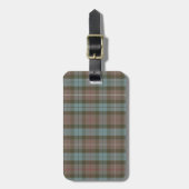 Personalisierter Tartan-Gepäck-Umbau Gepäckanhänger (Vorderseite vertikal)