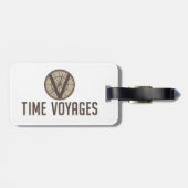 Personalisierter Tartan-Gepäck-Umbau Gepäckanhänger (Rückseite horizontal)