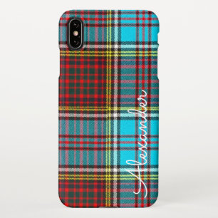 Personalisierter TARTAN Karierter handschriftliche iPhone Hülle