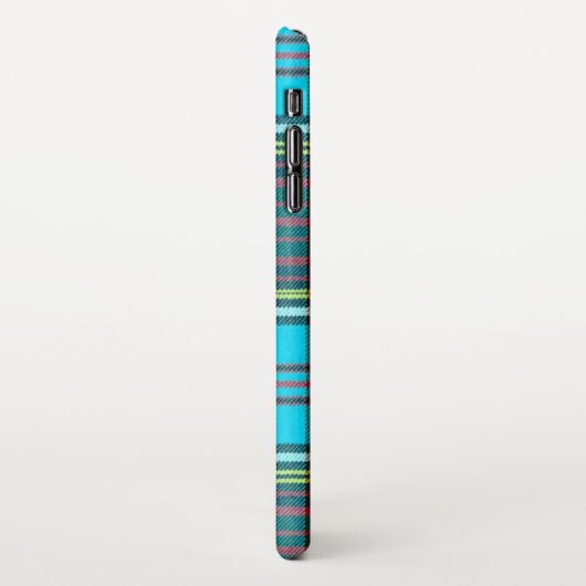 Personalisierter TARTAN Karierter handschriftliche iPhone Hülle (Linke Seite)