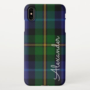 Personalisierter TARTAN Karierter handschriftliche iPhone Hülle