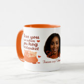 Personalisierter Tasse 'Forever my Valentine' (Vorderseite Links)
