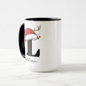 Personalisierter Tasse-Geschenk mit Monogramm Weih Tasse (Vorderseite Links)