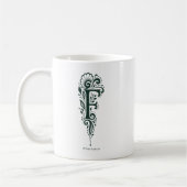 Personalisierter Tasse mit Linolschnitt Botanik Bu (Links)