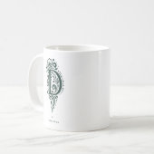 Personalisierter Tasse mit Linolschnitt Botanik Bu (Vorderseite Links)