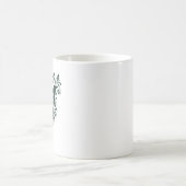 Personalisierter Tasse mit Linolschnitt-Buchstabe (Mittel)