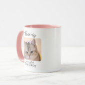 Personalisierter Tasse Purrty Cat (Vorderseite Links)