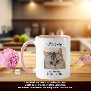 Personalisierter Tasse Purrty Cat