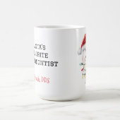 Personalisierter Tasse Santa's Lieblings-Kieferort (Mittel)