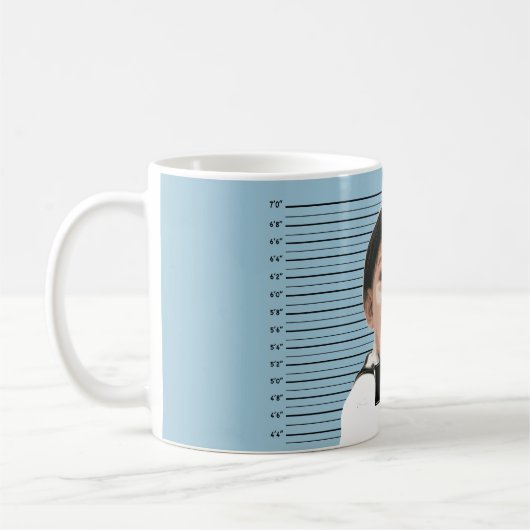 Personalisierter TassenMUGshot Kaffeetasse (Links)