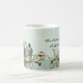Personalisierter Taubenwirl von verzauberten Waldv Kaffeetasse (Mittel)