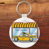Personalisierter Taxifahrer Schlüsselanhänger (Vorderseite)