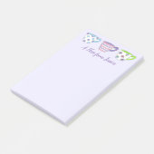 Personalisierter Tea Time Party Cup Teacup Post Post-it Klebezettel (angewinkelt)
