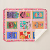 Personalisierter TEACHER-Empfang Vielen Dank Sherpadecke (Vorderseite (Horizontal))