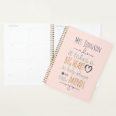 Personalisierter Teacher-Zitat Planer (Anzeige)