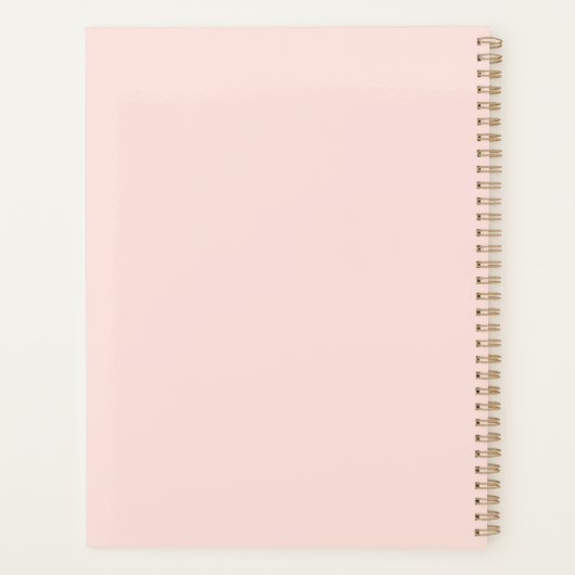 Personalisierter Teacher-Zitat Planer (Rückseite)