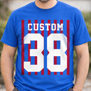 Personalisierter Teamgeist Name Nummer  T-Shirt