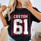 Personalisierter Teamgeist Name Nummer  T-Shirt