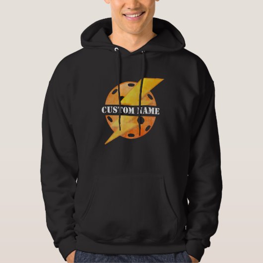 Personalisierter Teamname Sweatshirt, Pickleball P Hoodie (Vorderseite)