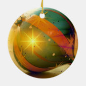 Personalisierter Teardrop Weihnachtsschmuck (Hinten)