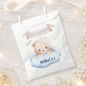 Personalisierter Teddybär 1. Geburtstags-Geschenkb Geschenktütchen (Ausgeschnitten)