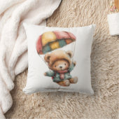 Personalisierter Teddybär mit Fallschirmkissen Kissen (Decke)