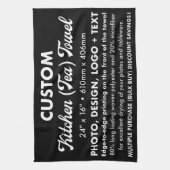 Personalisierter Tee, Küchentücher (Landschaft) (Vertikal)