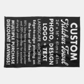 Personalisierter Tee / Küchentücher (Portrait) (Horizontal)