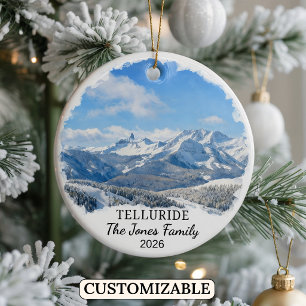 Personalisierter Telluride-Schmuck, Benutzerdefini Keramik Ornament