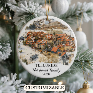 Personalisierter Telluride-Schmuck, Benutzerdefini Keramik Ornament