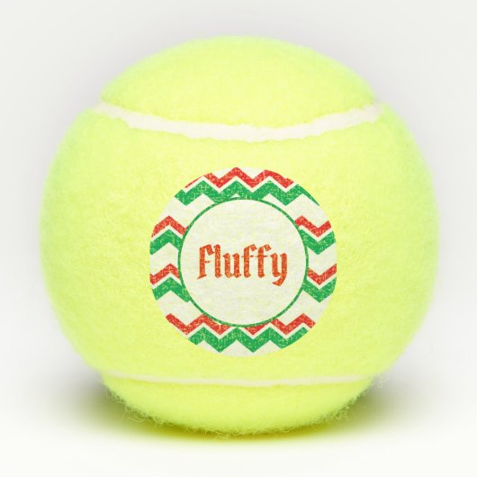 Personalisierter Tennis-Ball für Hund Tennisbälle (Rückseite)