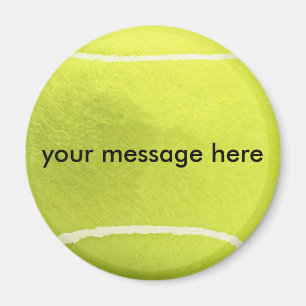 Personalisierter Tennis-Ball-Magnet Magnet