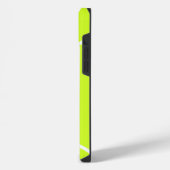 Personalisierter Tennis-Monogramm-Initial-Name iPhone Hülle (Linke Seite)