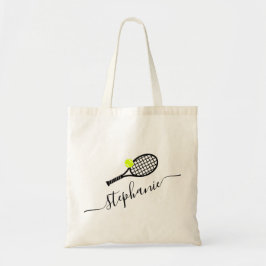 Personalisierter Tennis-Skriptname Practice Ball Tragetasche