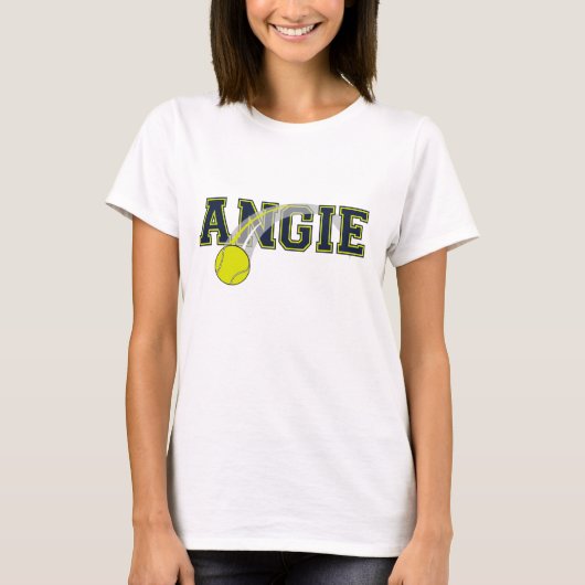 Personalisierter Tennis-T - Shirt (Vorderseite)