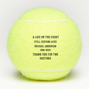 Personalisierter Tennisball – Ein Leben auf dem Pl Tennisbälle