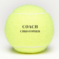 Personalisierter Tennisball für den Coach