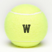 Personalisierter Tennisball mit Initialen Tennisbälle (Rückseite)