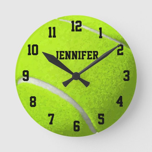 Personalisierter Tennisball rund um die Uhr (Vorderseite)