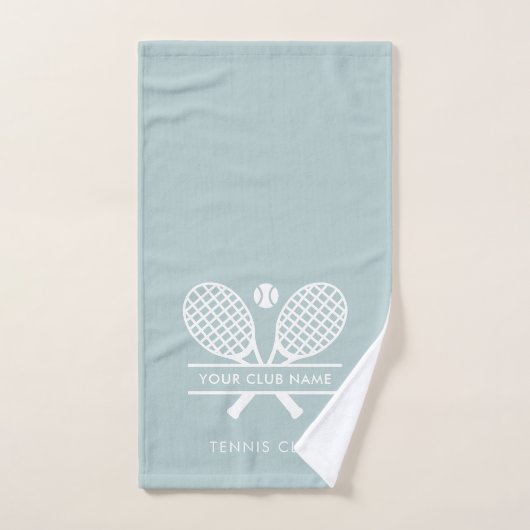 Personalisierter Tennisklub Name Modern Handtuch (Handtuch)