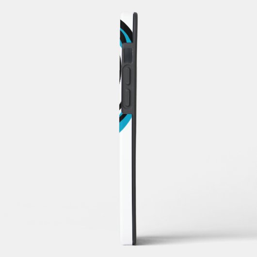 Personalisierter Tennisschläger mit Monogramm Case-Mate iPhone Hülle (Rückseite / Links)