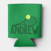 Personalisierter Tennisspieler Dosenkühler (Vorderseite)