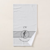 Personalisierter Tennisspieler Handtuch (Handtuch)